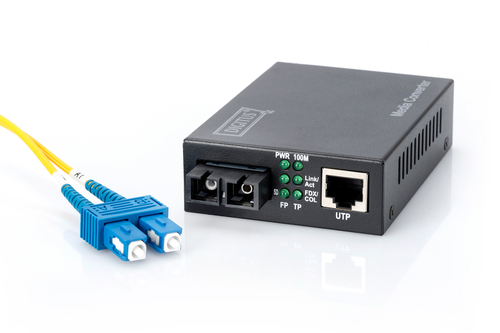 Digitus Fast Ethernet Media Converter, RJ45 / SC