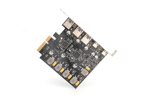 Digitus PCIe card 2x USB-C + 3x USB A