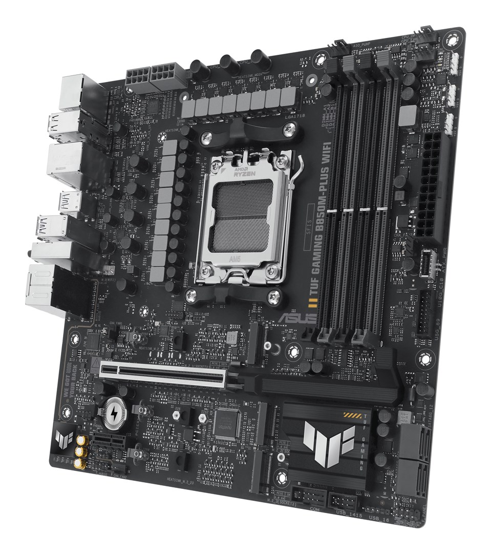 ASUS TUF GAMING B850M-PLUS WIFI AMD B850 Socket AM5 micro ATX