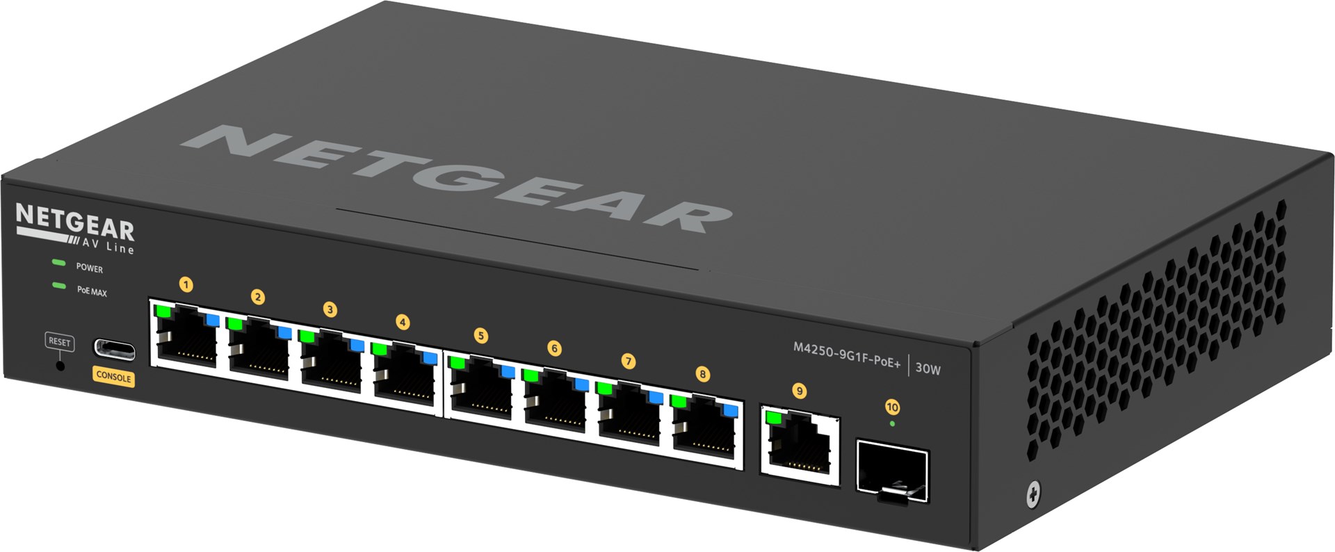 NETGEAR 8x1G PoE+ 110W 1x1G and 1xSFP Managed Switch