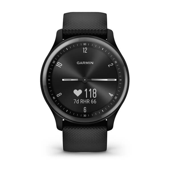 Garmin vÃvomove Sport OLED 40 mm Digital 72 x 154 pixels Touchscreen Black GPS (satellite)