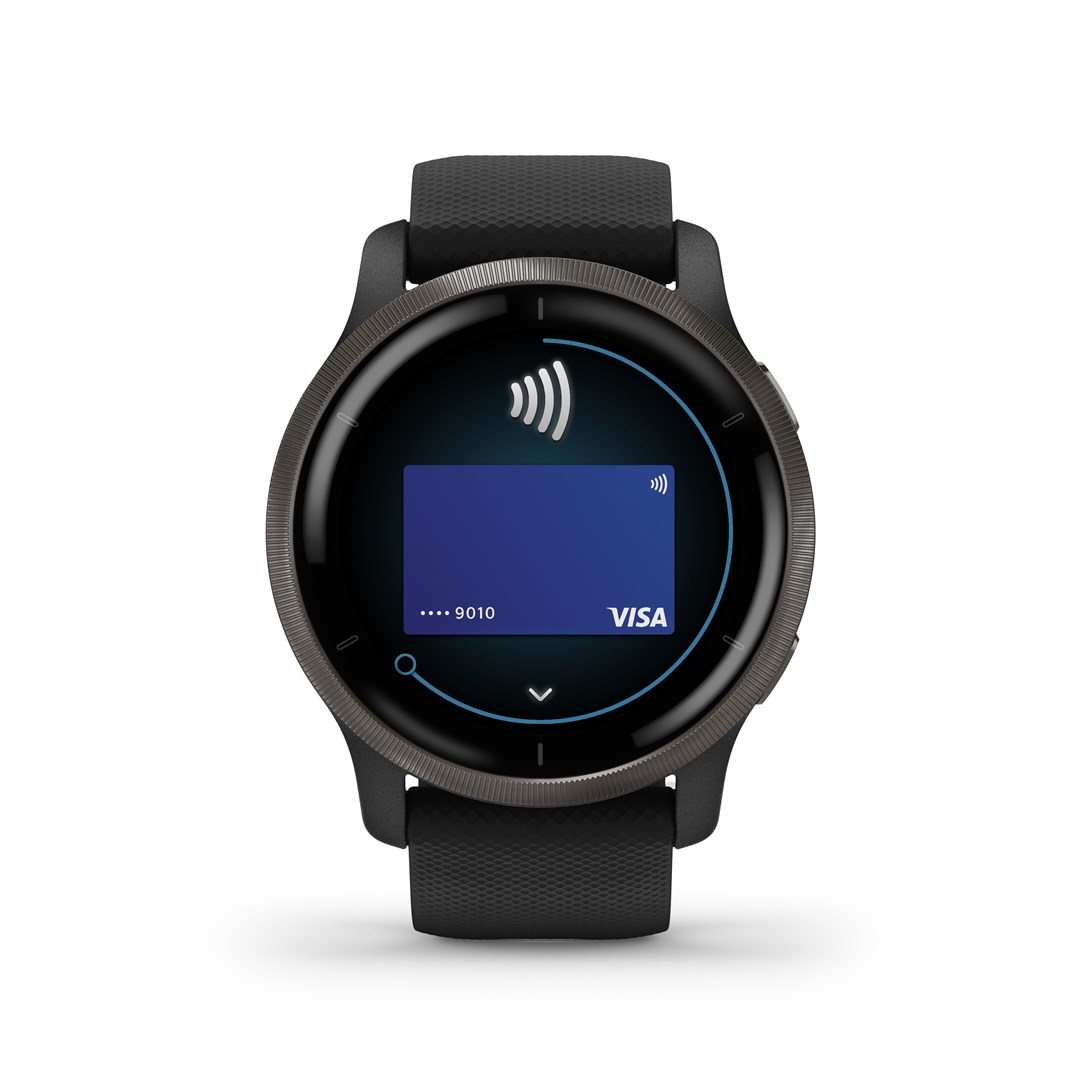 Garmin Venu 2 3.3 cm (1.3") AMOLED 45.4 mm Digital 416 x 416 pixels Touchscreen Wi-Fi GPS (satellite)