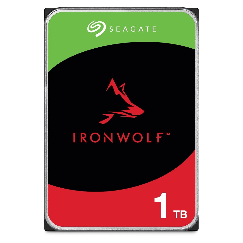 Seagate IronWolf ST1000VN008 internal hard drive 1 TB 5400 RPM 256 MB 3.5" Serial ATA III