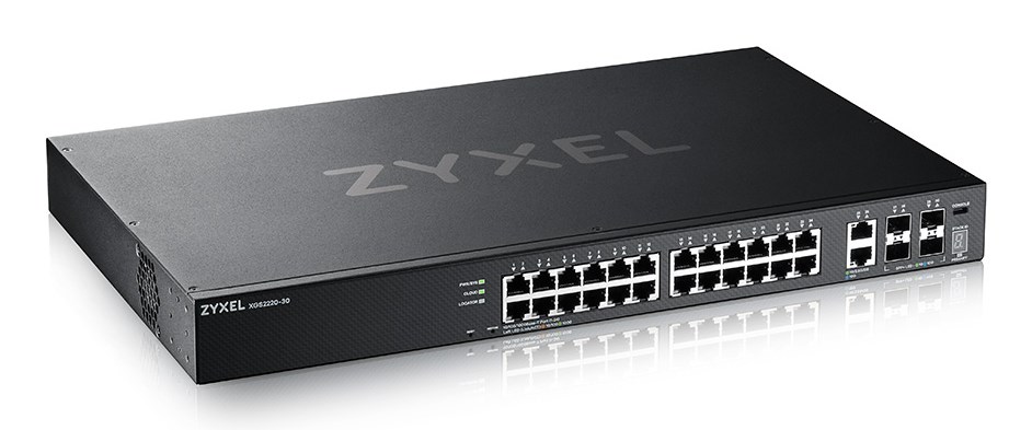 Zyxel XGS2220-30 Managed L3 Gigabit Ethernet (10/100/1000) Black