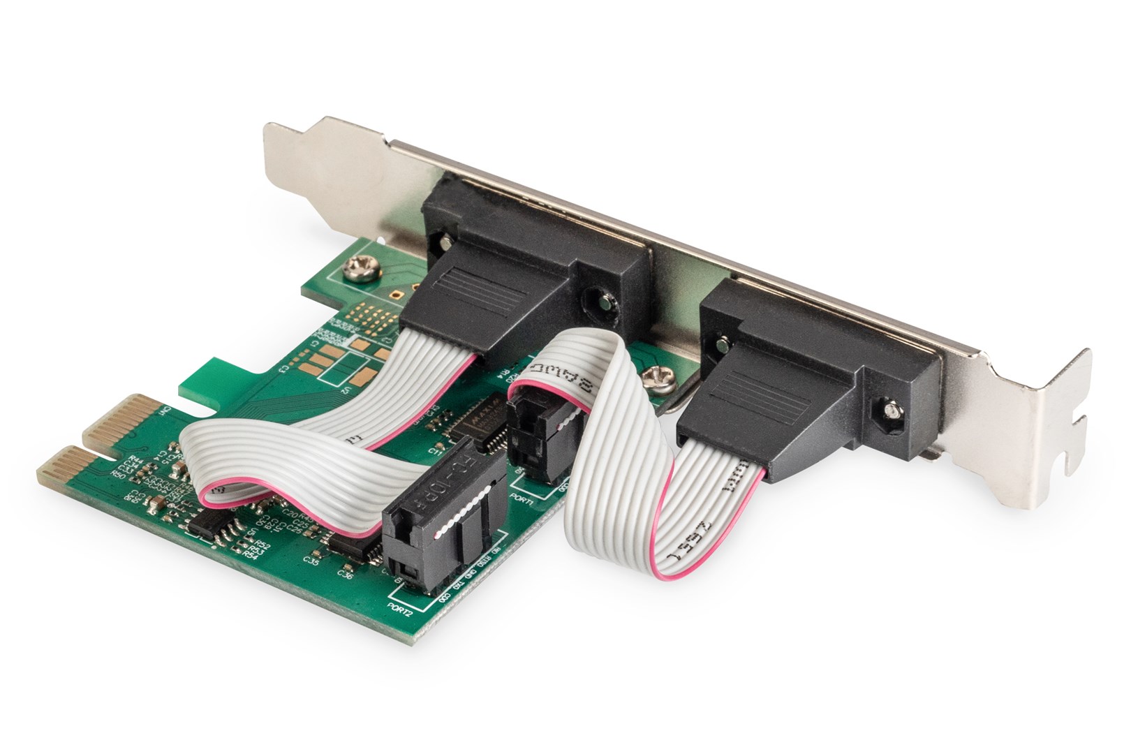 Digitus 2-Port Serial Interface Card, PCIe