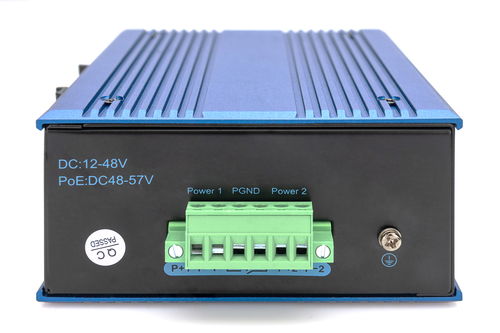 Digitus 8 port Gigabit Ethernet network PoE switch, industrial, unmanaged, 1 SFP uplink switch