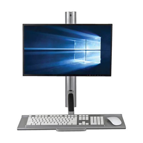 Tripp Lite WWSS1327RWTC Adjustable-Height Wall-Mount Sit-Stand Workstation, Single-Display