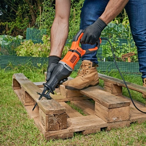 Black & Decker BES301 reciprocating saw 2800 spm 750 W Black Orange