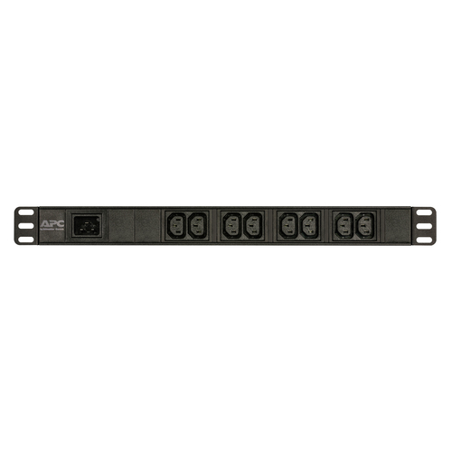 APC Easy Rack PDU, Basic, 1U, 1 Phase, 3.7kW, 230V, 16A, 8 x C13 outlets, IEC60320 C20 inlet