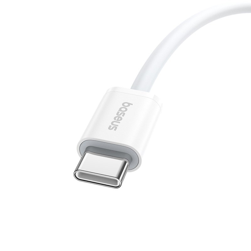 Baseus Superior USB C to USB C data cable 1 m 30 W White