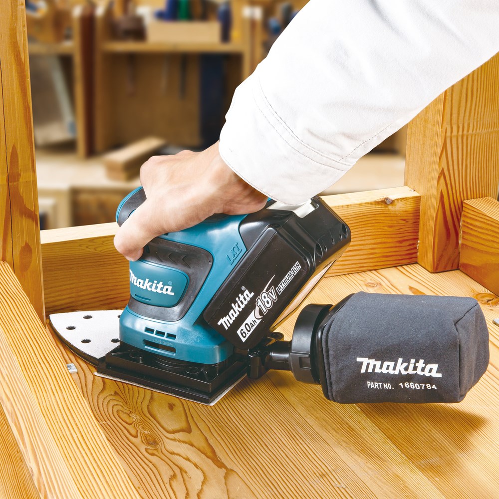 Makita DBO480Z portable sander Random orbital sander 14000 OPM Black  Blue 210 W