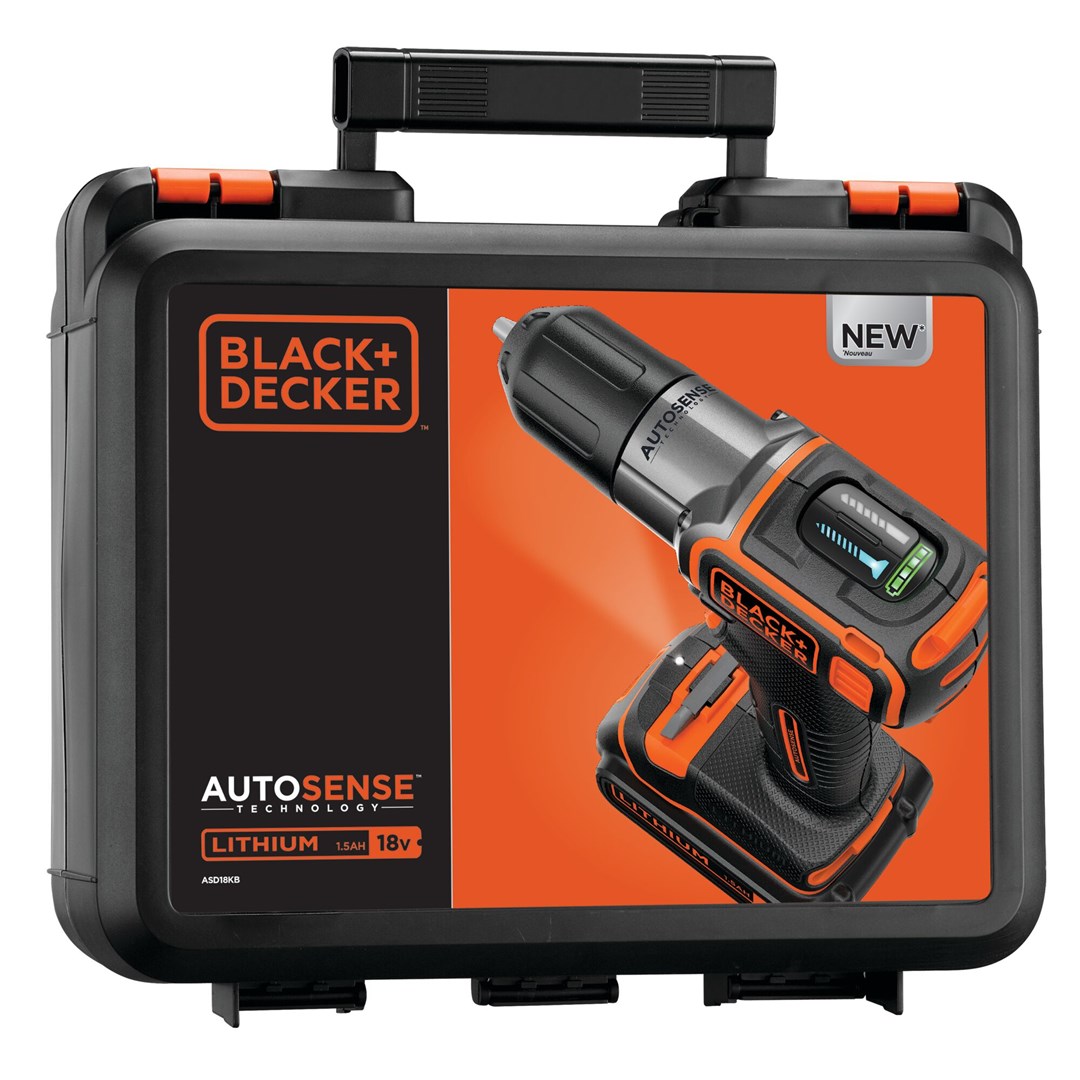 Black & Decker ASD18KB-QW drill Black  Orange