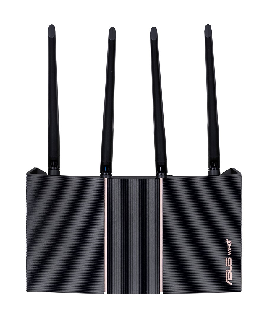 ASUS RT-AX57 wireless router Gigabit Ethernet Dual-band (2.4 GHz / 5 GHz) Black