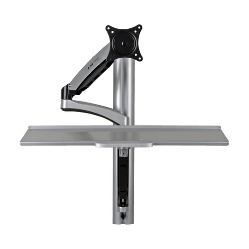 Tripp Lite WWSS1327RWTC Adjustable-Height Wall-Mount Sit-Stand Workstation, Single-Display