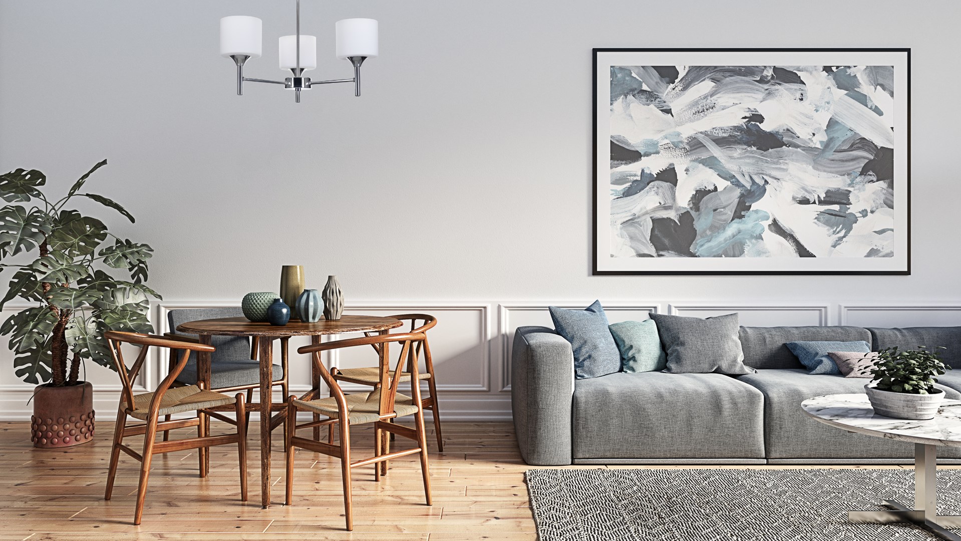 Activejet Classic single wall lamp - MIRA chrome E27 for the living room