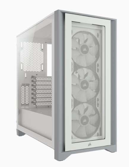 Corsair iCUE 4000X RGB Midi Tower White