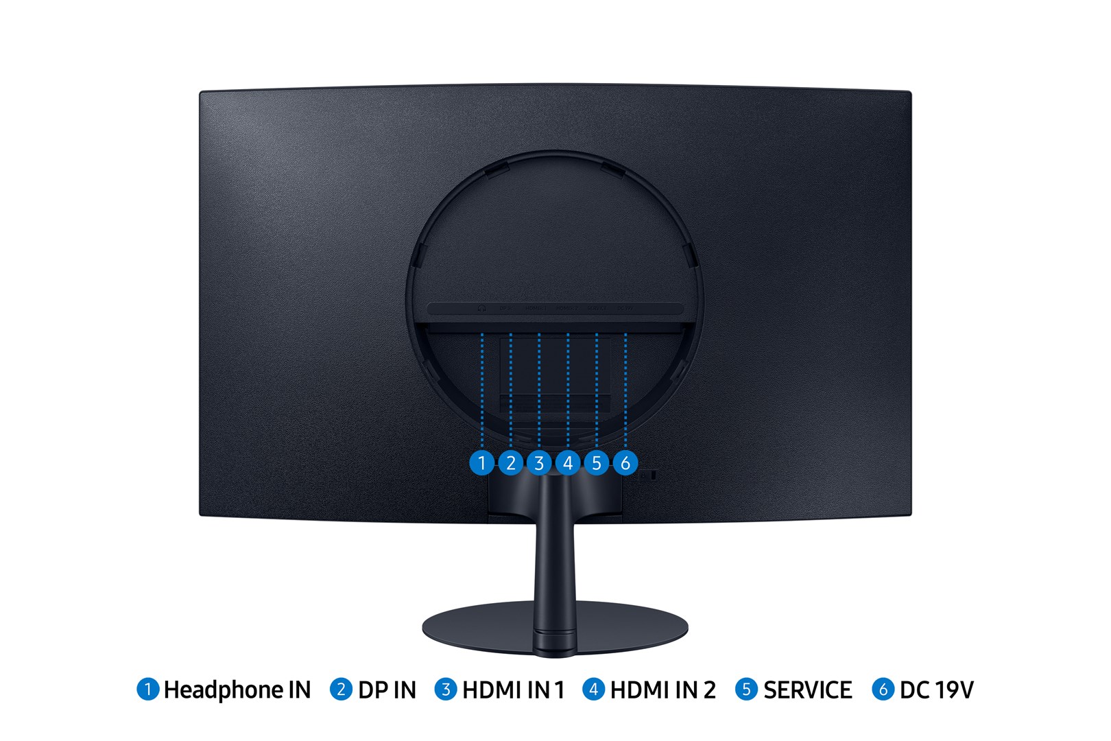Samsung S39C LED display 68.6 cm (27") 1920 x 1080 pixels Full HD Black