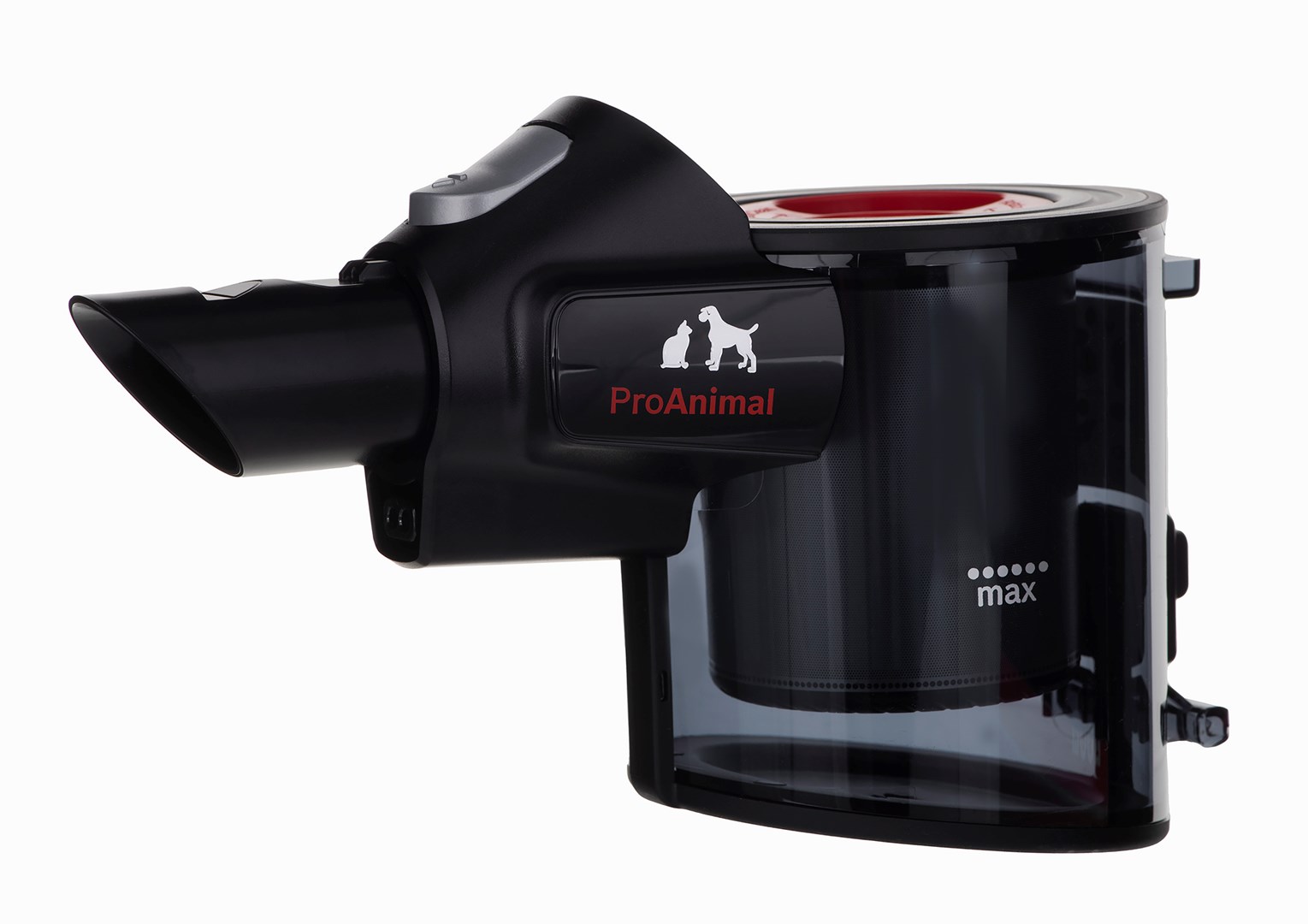 Bosch BBS711ANM stick vacuum/electric broom Battery Dry Bagless 0.3 L Black, Red, Stainless steel