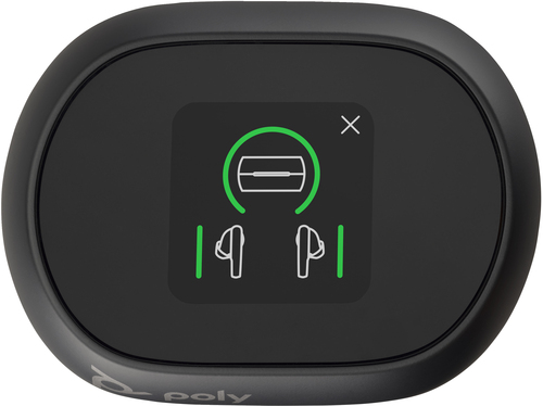 Poly Voyager Free 60+ UC Carbon Black Earbuds +BT700 USB-C Adapter +Touchscreen Charge Case