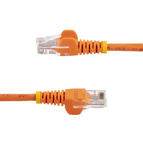 StarTech.com Cat5e Ethernet Patch Cable with Snagless RJ45 Connectors - 5 m, Orange
