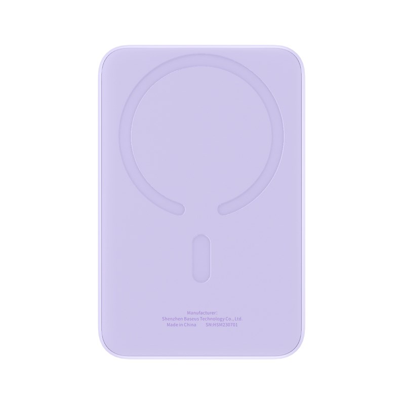 Baseus P10059001513-00 Lithium polymer (LiPo) power bank 10000 mAh Wireless charging Purple