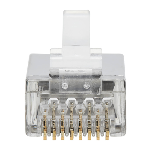 Tripp Lite N232-050-FTP Cat6 RJ45 Pass-Through FTP Modular Plug, 50 Pack