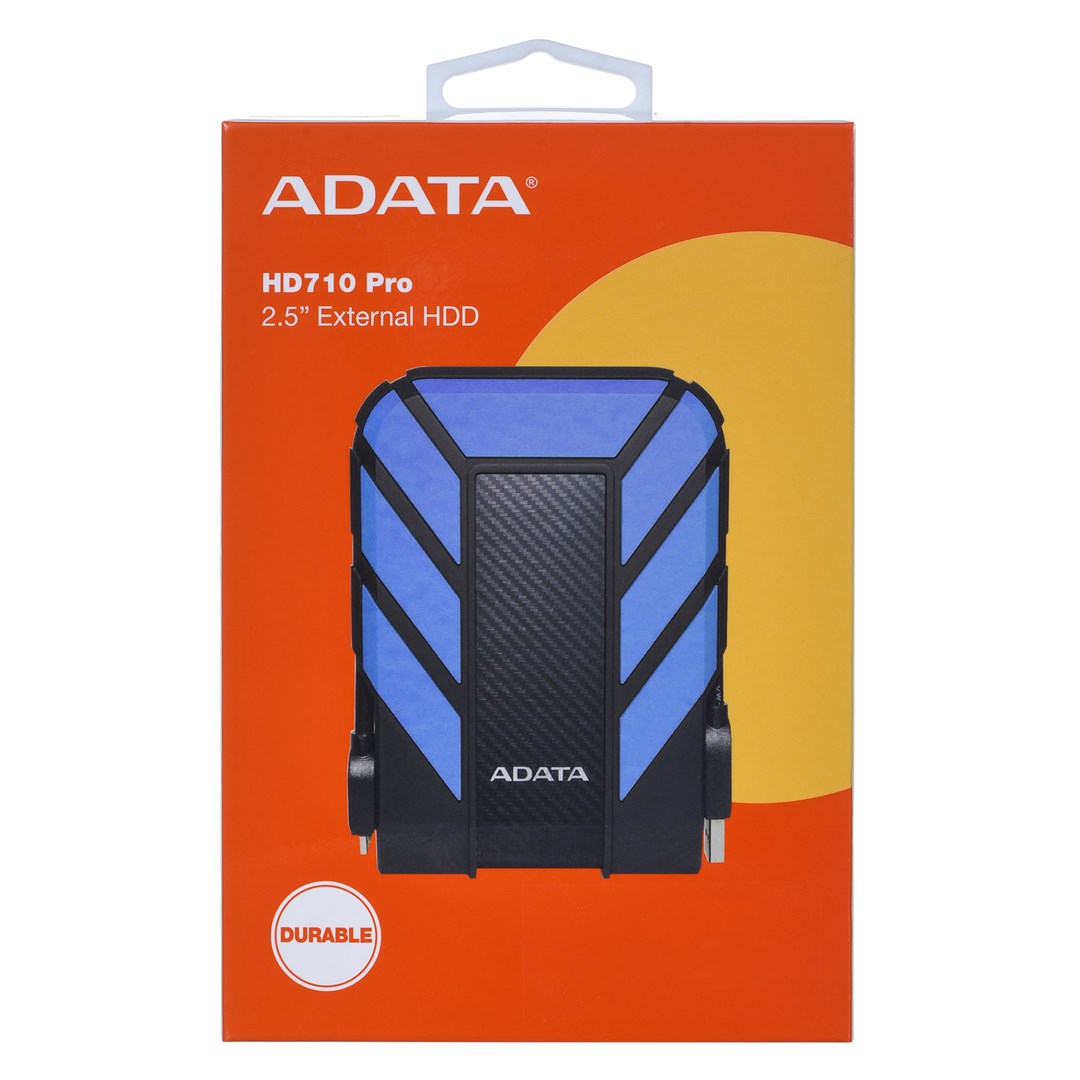 ADATA HD710 Pro external hard drive 2 TB 2.5" Micro-USB B 3.2 Gen 1 (3.1 Gen 1) Black, Blue