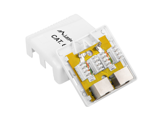 Lanberg OS6-0002-W cable gender changer 2 x RJ-45 White