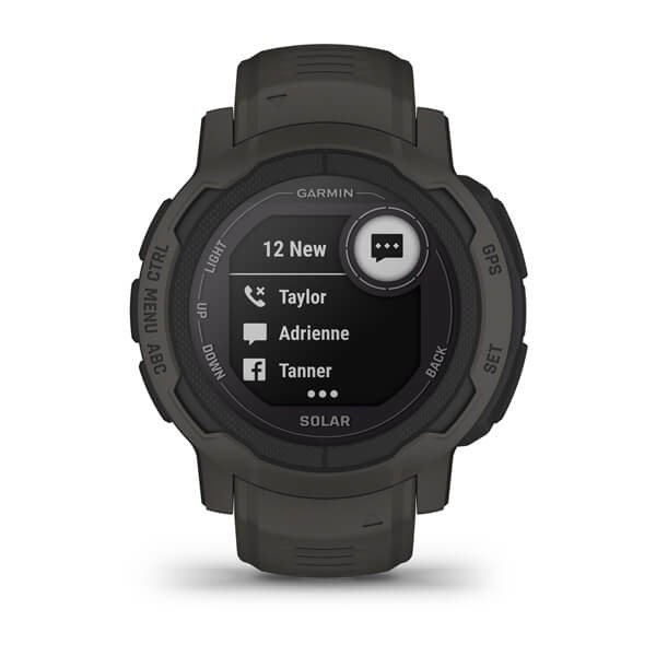 Garmin Instinct 2 Solar 2.29 cm (0.9") MIP 45 mm Digital 176 x 176 pixels Graphite GPS (satellite)