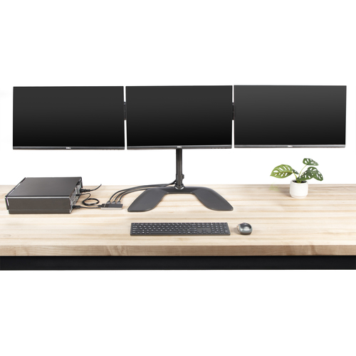 StarTech.com 3 Port Multi Monitor Adapter - DisplayPort 1.4 to 3x 4K DisplayPort Video Splitter - Dual or Triple 4K - Laptop/Desktop DisplayPort MST Hub for Multiple Monitors - For Windows PCs Only