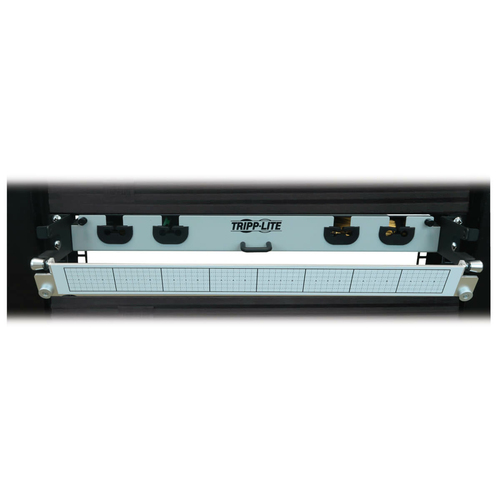 Tripp Lite Preloaded Fiber Panel, 1U - 2x (24F MTP/MPO-APC to 12x LC Duplex F/M) 24F Trunk Cables, OS2 Singlemode, 20 m (65.6 ft.)