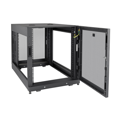 Tripp Lite SR14UBDP 14U SmartRack Extra Deep Small Server Rack Enclosure, Doors & Side Panels Included