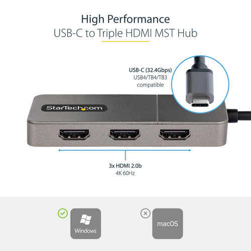 MST14CD123HD - Cables & Adaptors by StarTech.com