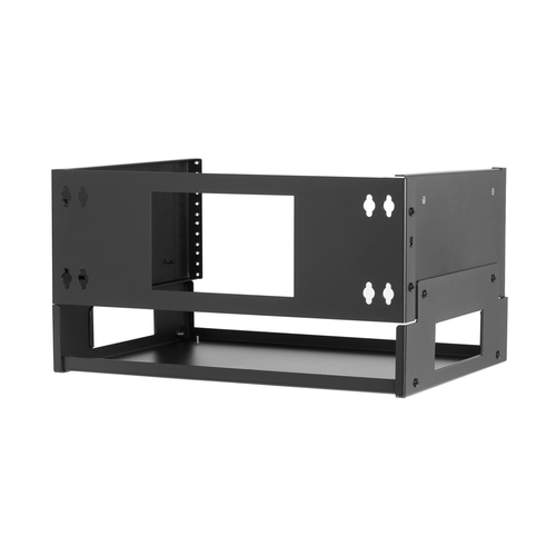 Tripp Lite SRWO4UBRKTSHELF 4U Wall-Mount Bracket with Shelf for Small Switches and Patch Panels, Hinged