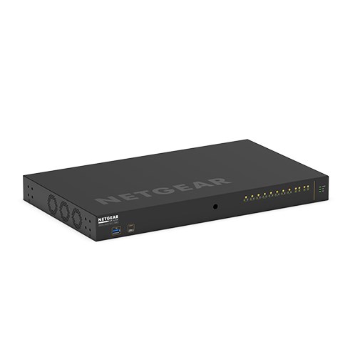 NETGEAR M4250-10G2XF-PoE++ Managed L2/L3 Gigabit Ethernet (10/100/1000) Power over Ethernet (PoE) 1U Black
