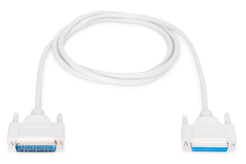 Digitus Datatransfer extension cable, D-Sub25/M - D-Sub25/F