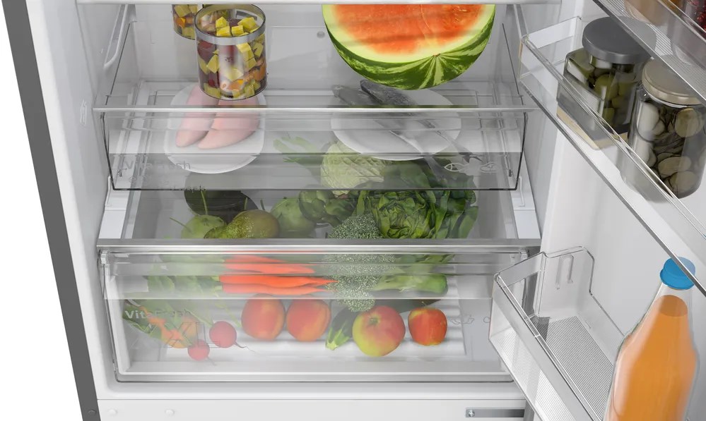 Bosch Serie 4 KGN49OCAF fridge-freezer Freestanding 311 L A Anthracite