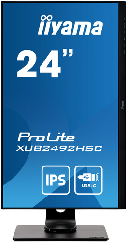 iiyama ProLite XUB2492HSC-B1-STD computer monitor 60.5 cm (23.8") 1920 x 1080 pixels Full HD LCD Black