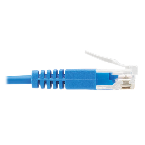 Tripp Lite N200-UR6N-BL Cat6 Gigabit Molded Ultra-Slim UTP Ethernet Cable (RJ45 M/M), Blue, 6-in. (15.24 cm)
