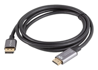 Lanberg CA-DPHD-20CU-0018-BK video cable adapter 1.8 m DisplayPort HDMI Type A (Standard) Black, Silver
