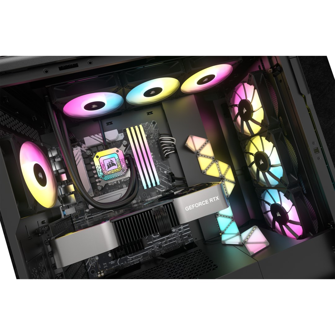 Corsair iCUE H150i ELITE CAPELLIX XT Processor All-in-one liquid cooler 12 cm Black 1 pc(s)