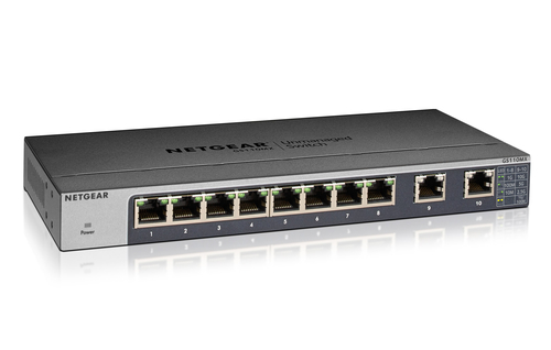 NETGEAR GS110MX Unmanaged 10G Ethernet (100/1000/10000) Black