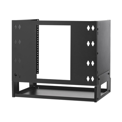Tripp Lite SRWO8UBRKTSHELF 8U Wall-Mount Bracket with Shelf for Small Switches and Patch Panels, Hinged