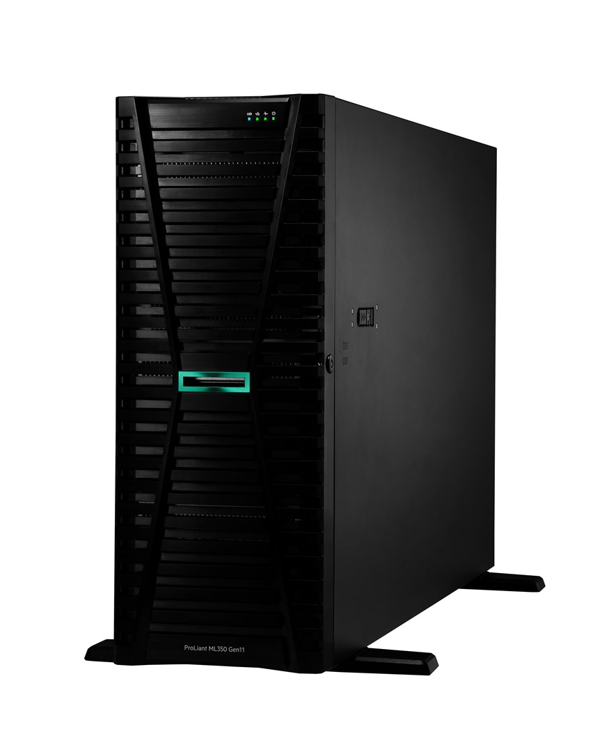 HPE ProLiant ML350 Gen11 4510 12-core 64GB-R MR408i-o 8SFF 2x960GB SSD 2x1000W RPS EU Server