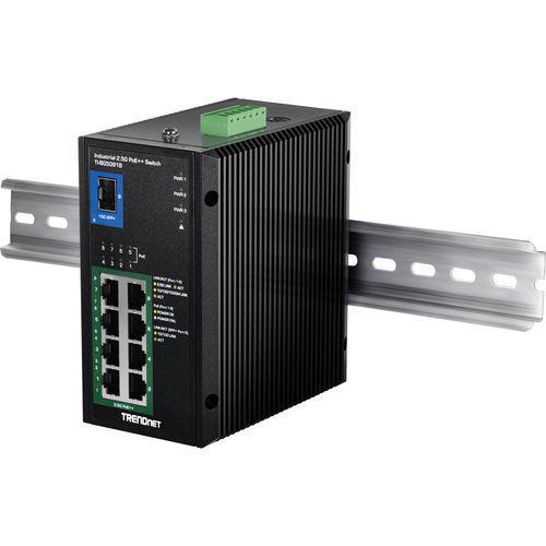Trendnet TI-BG5091B network switch Unmanaged 2.5G Ethernet (100/1000/2500) Power over Ethernet (PoE) Black