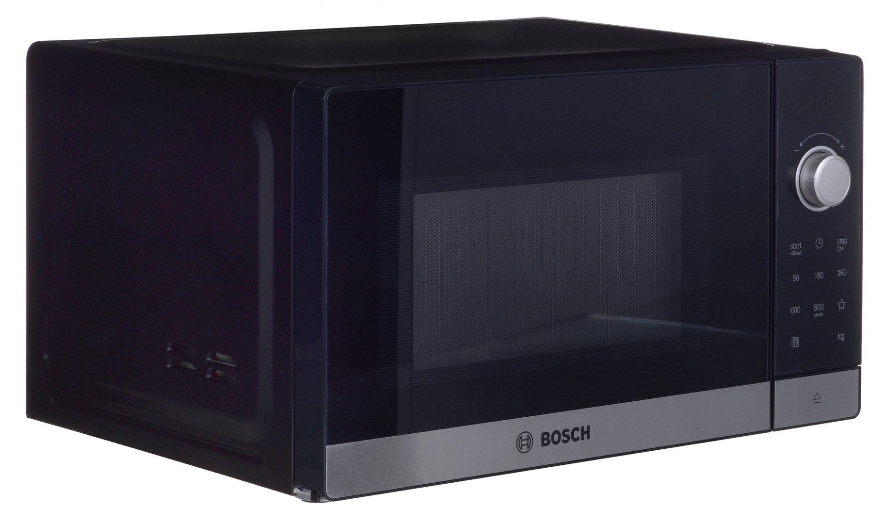 Bosch Serie 2 FFL023MS2 microwave Black, Stainless steel Solo microwave Countertop 20 L 800 W