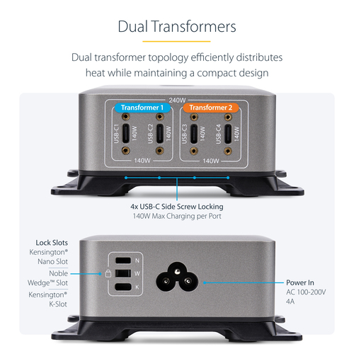 424DEU-USB-C-CHARGER - Computer Systems by StarTech.com