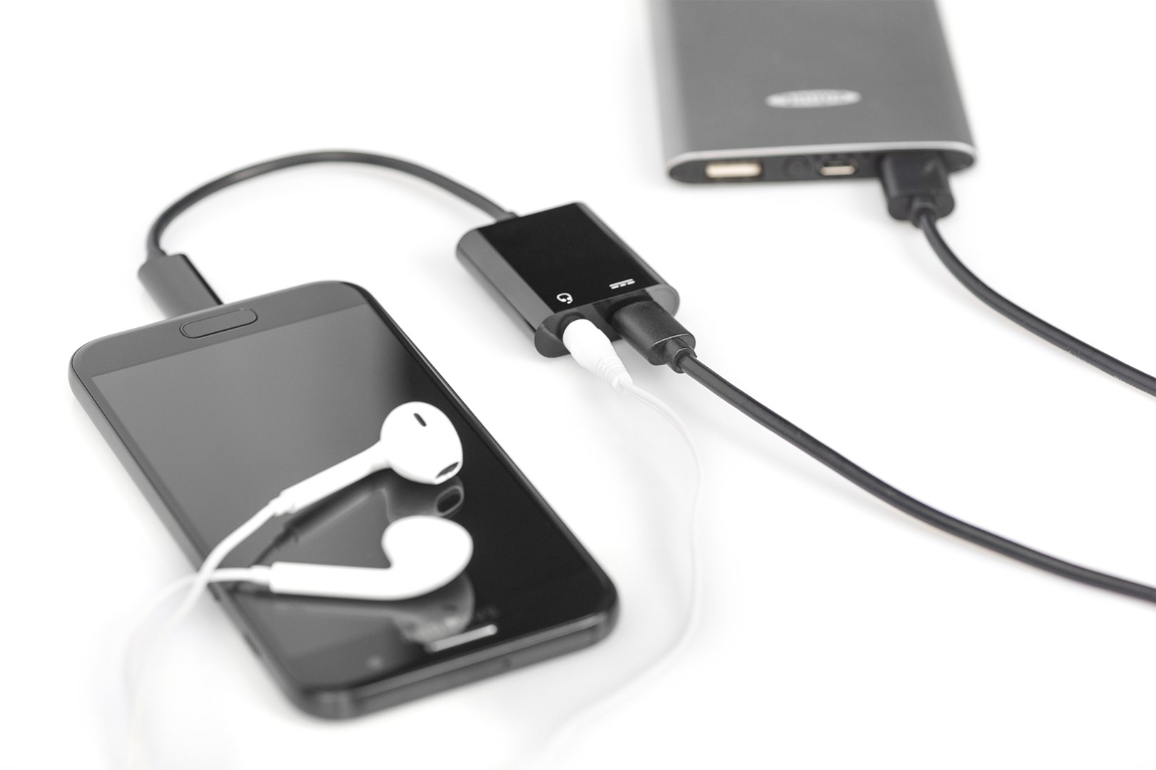Digitus USB Type-C adapter / converter, Type-C™ to USB Type-C + 3.5mm stereo