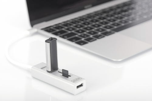 Digitus USB Type-C™ OTG 3-Port HUB + Card Reader
