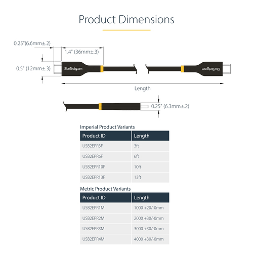 USB2EPR2M - Cables & Adaptors by StarTech.com